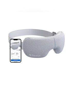Therabody Smart Eye Massager - Light Gray Fabric